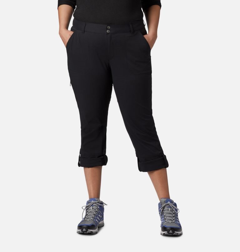 Columbia Saturday Trail Stretch Bukse Dame Svarte | Plus Size 45867I